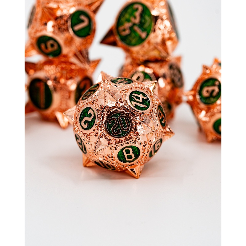 Desert Curse | 7 Piece Metal Dice Set