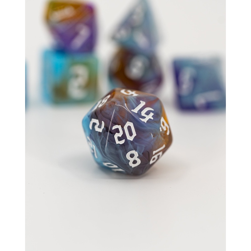 Dimension Door | 7 Piece Acrylic Dice Set