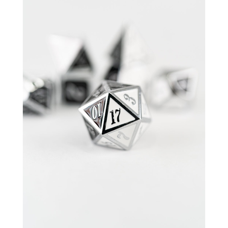 Ghost in the Machine | 7 Piece Metal Dice Set