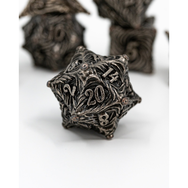 Haephestus | 7 Piece Metal Dice Set