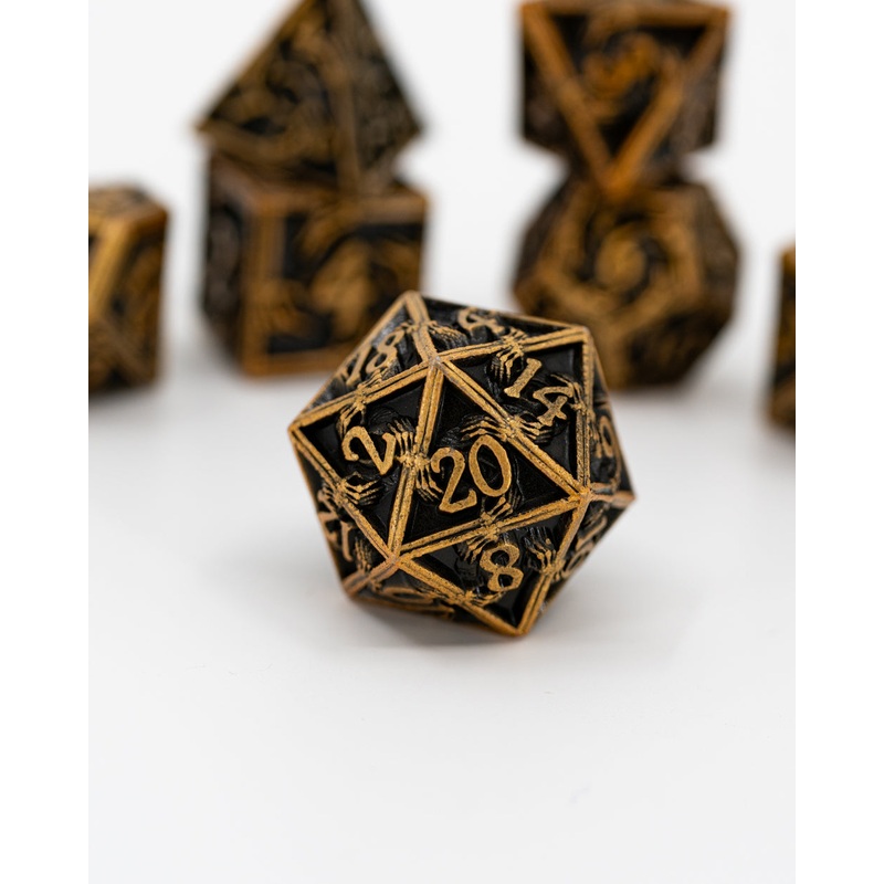 Lich King | 7 Piece Metal Dice Set