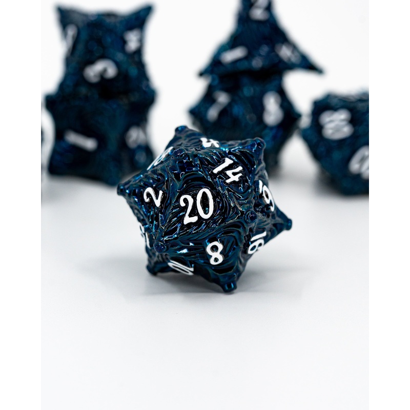 Maelstrom | 7 Piece Metal Dice Set