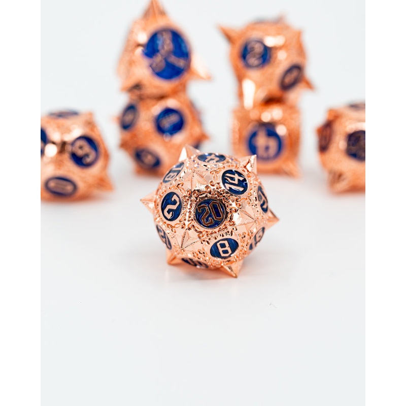 Morning Star | 7 Piece Metal Dice Set