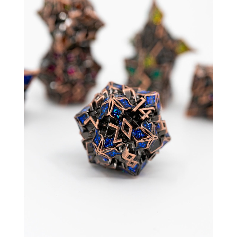 Sagrada | 7 Piece Metal Dice Set