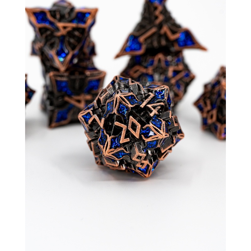 Shrine | 7 Piece Metal Dice Set