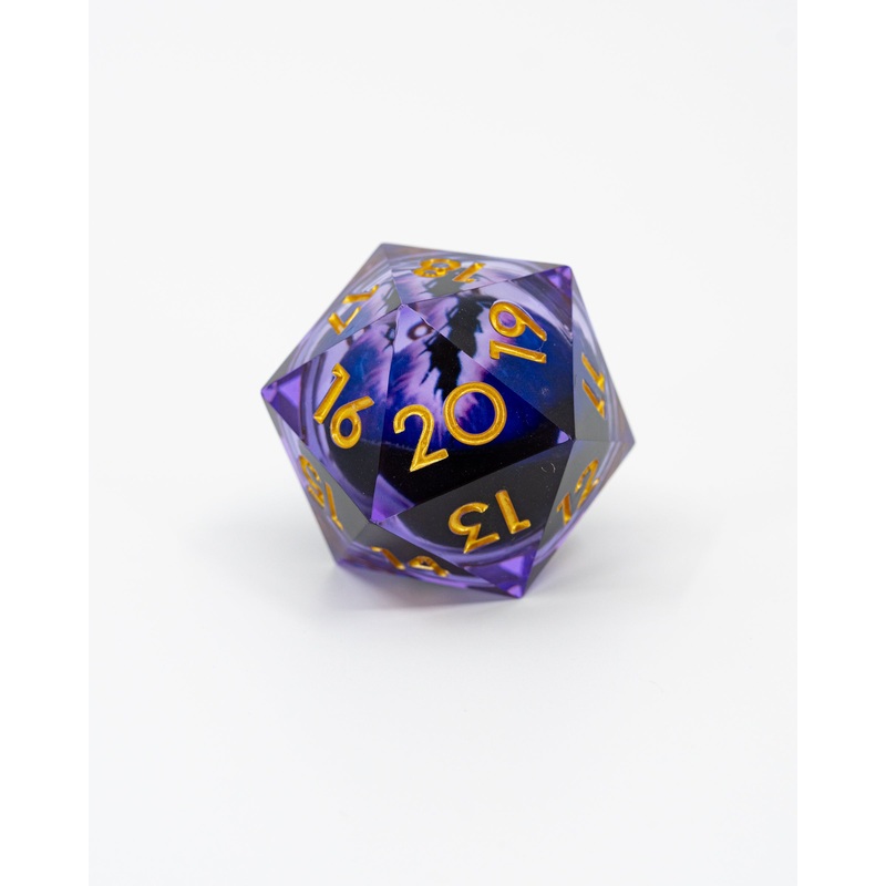 Squidward | Floating Eye Inclusion | 33MM Sharp Edge D20