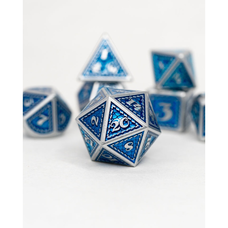 Troll Hide | 7 Piece Metal Dice Set