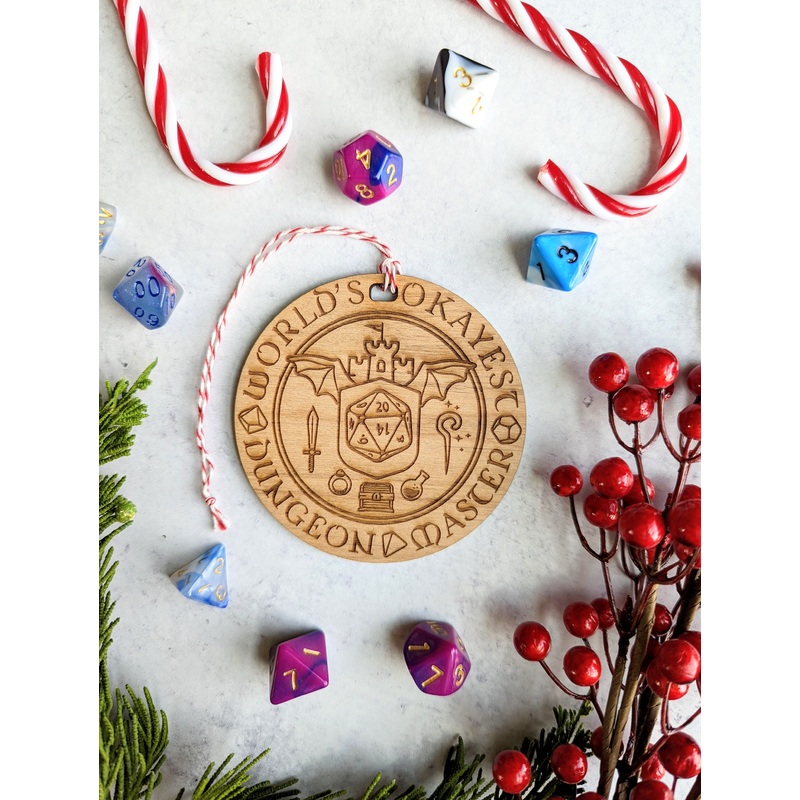 World's Okayest DM | Wooden Ornament