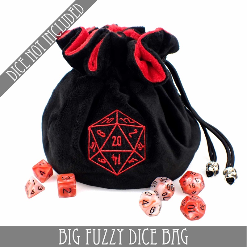 Big Fuzzy Dice Bag (7 Colors)