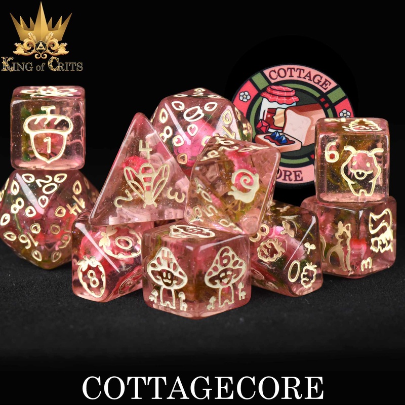 Cottagecore 11 Dice Set