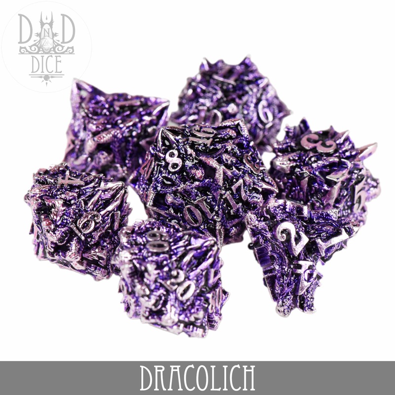 Dracolich Metal Dice Set (Gift Box)