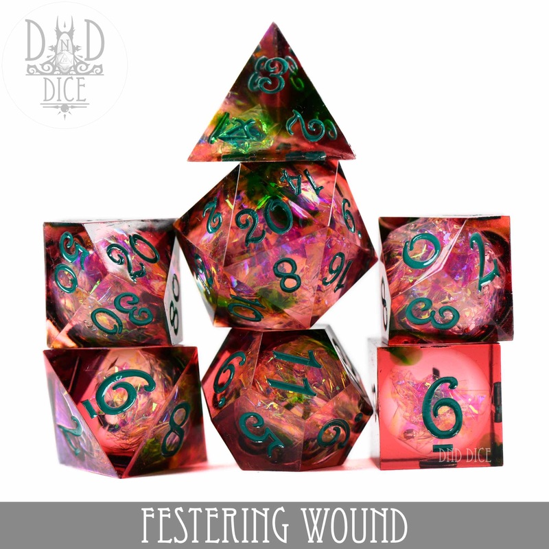 Festering Wound Handmade Dice Set