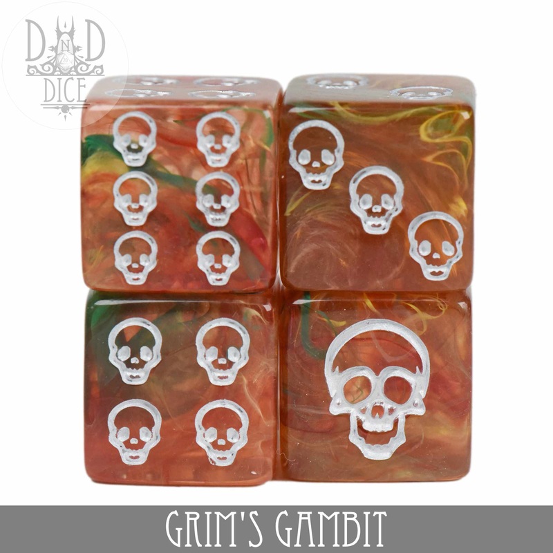 Grim's Gambit 4D6 Dice Set