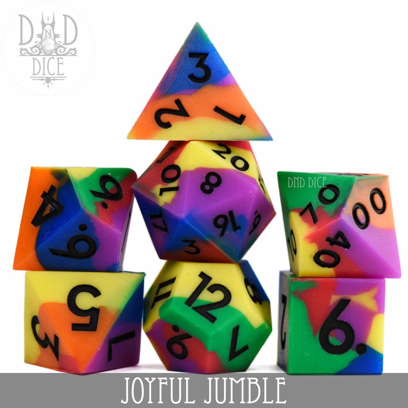 Joyful Jumble Silicone Dice Set