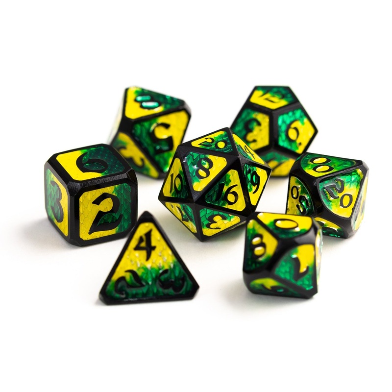 7pc RPG Set - Drakona Embers Bacu