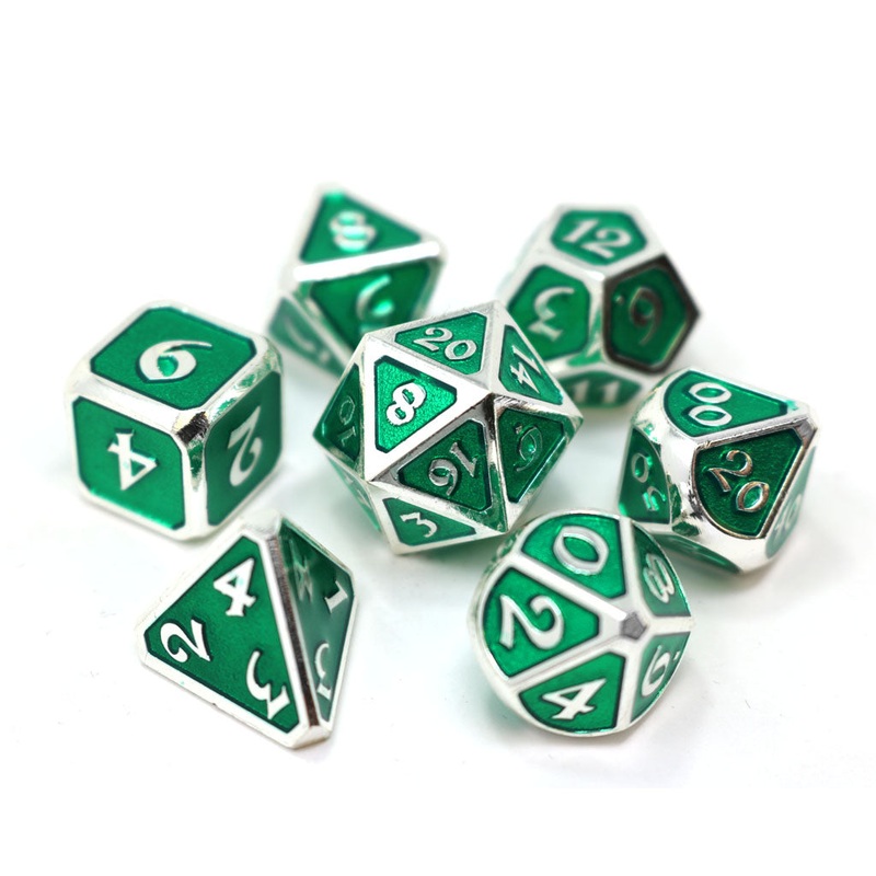7pc RPG Set - Mythica Platinum Emerald