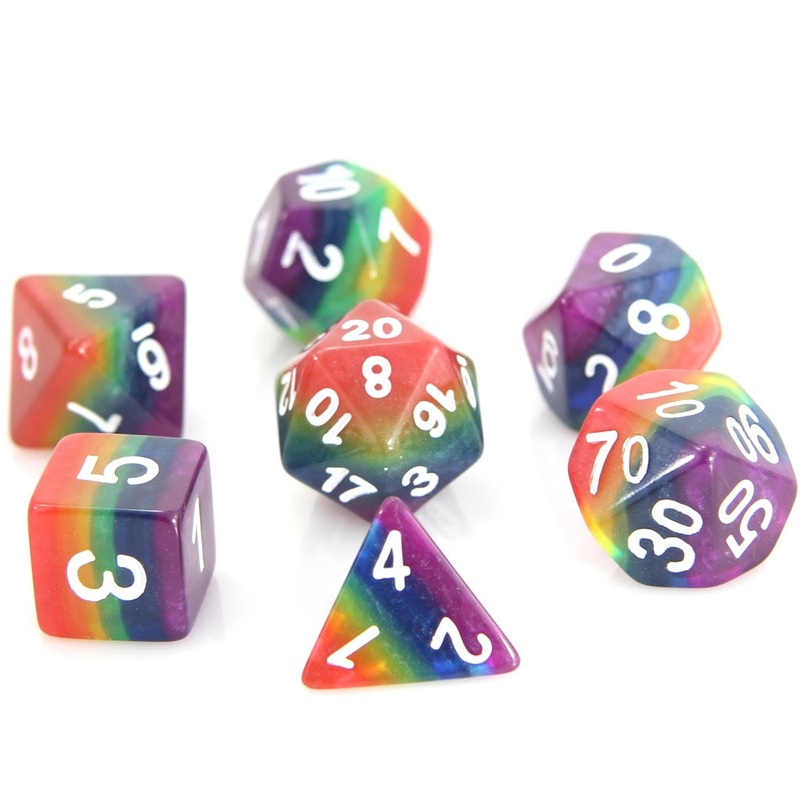 7pc RPG Set - Rainbow