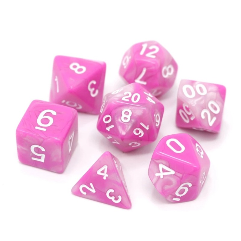 7pc RPG Set - Tickled Pink