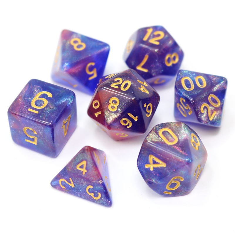 7 Piece RPG Set - Blue Enchantress