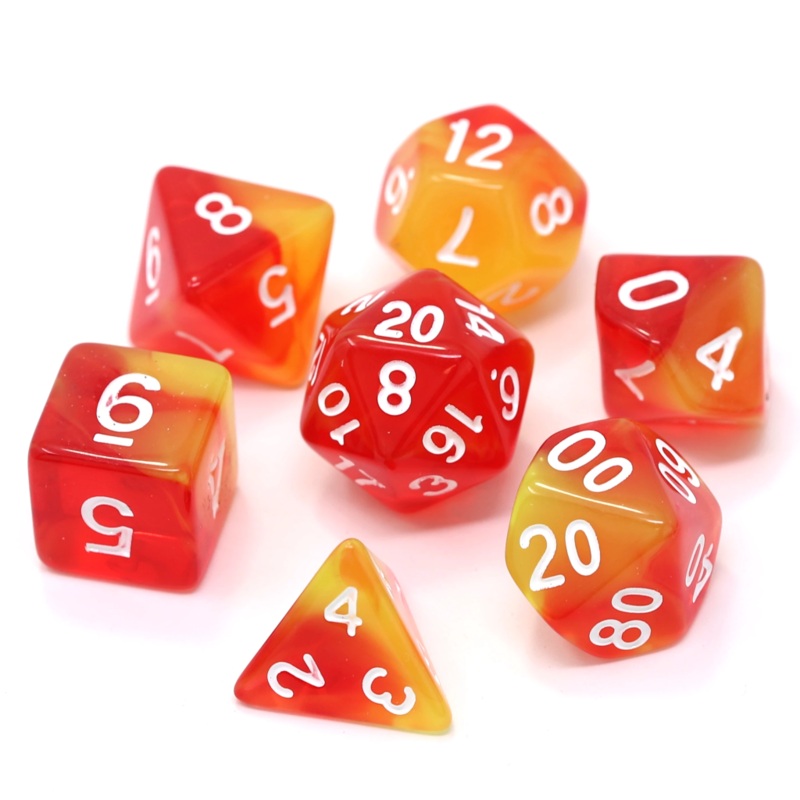 7 Piece RPG Set - Sunburst