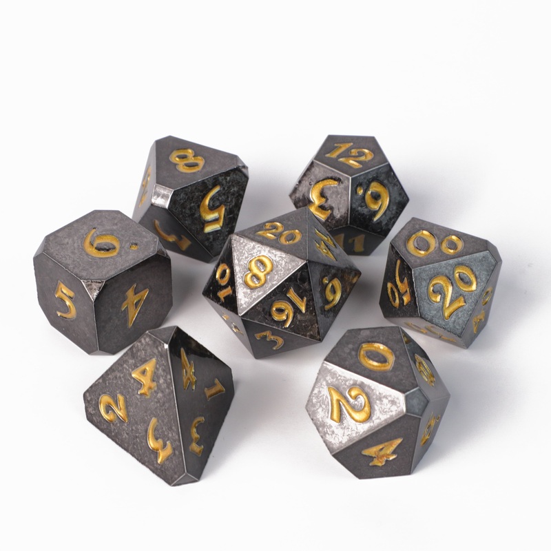 7pc RPG Set - Shadowlance with Gold