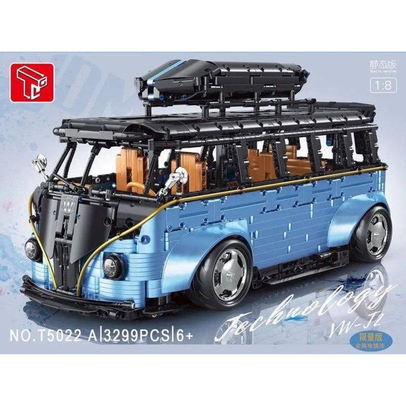 T5022A & T5022B VW Camper van 1/8 Scale