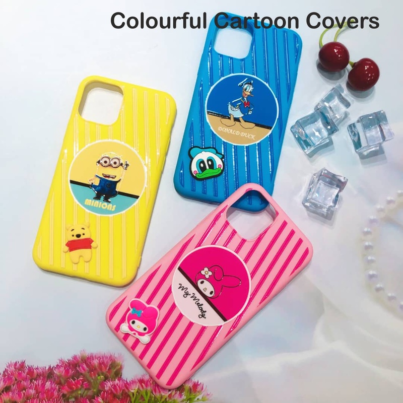 Colourfull Cartoon Case Case For Samsung M01S