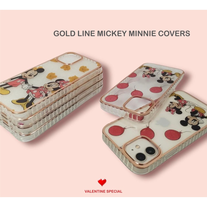Goldline Mickey Minnie Case Case For Oppo A9 (2020)