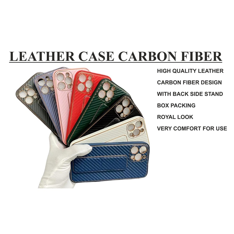 Leather Carbon Fiber Case Case For Oneplus 9R