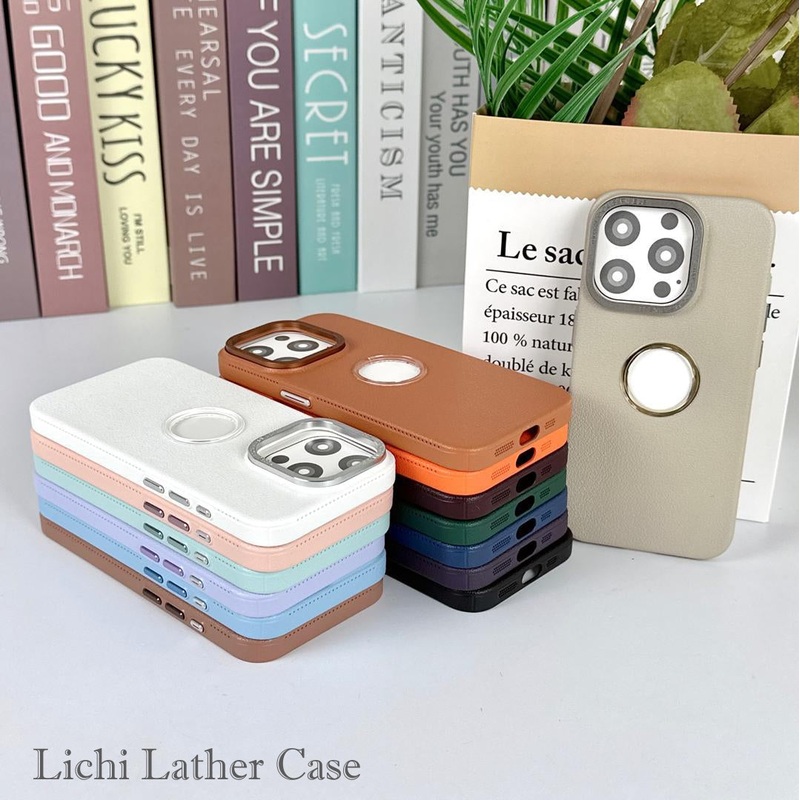 Lichi Leather Case Case For Iphone 16 Pro Max