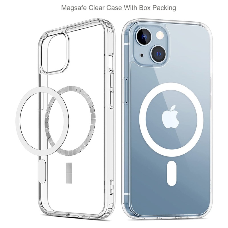 Magsafe Clear Case With Box Packing Case For Iphone 16 Plus