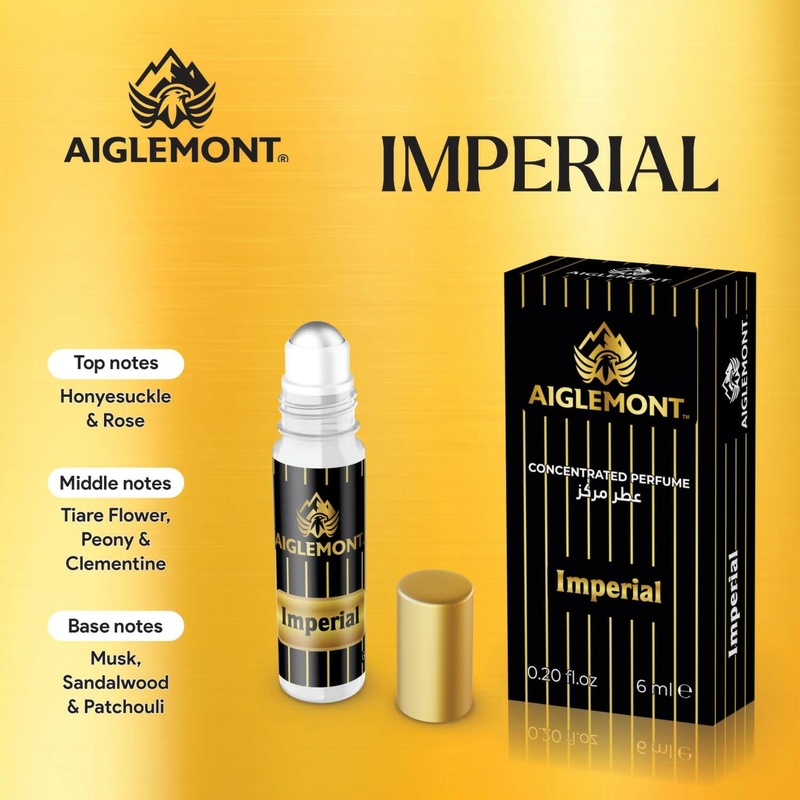 Aiglemont's Imperial, 6ml Roll-on, Alcohol free, Long Lasting Attar