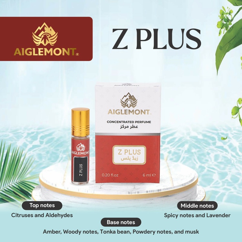 Aiglemont's Z Plus, 6ml Roll-on, Alcohol free, Long Lasting Attar