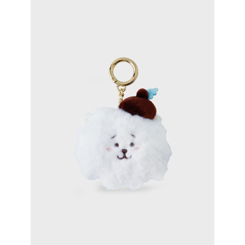 BT21 RJ HOPE IN LOVE Mini Plush Face Keychain