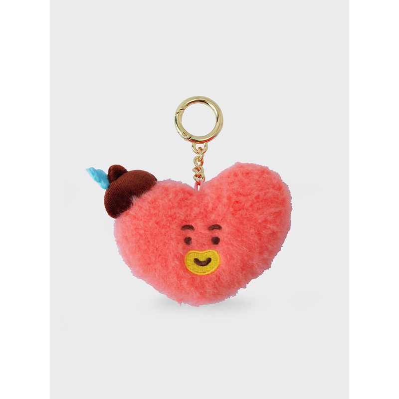 BT21 TATA HOPE IN LOVE Plush Mini Plush Face Keychain