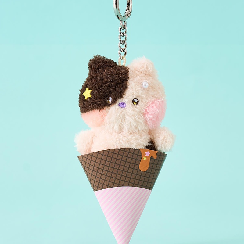 LINE FRIENDS mini minini jenini Ice Cream Keyring