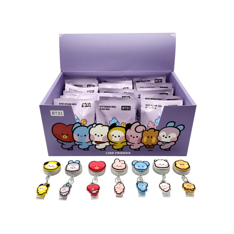 BT21 Badge Reel Blind Box