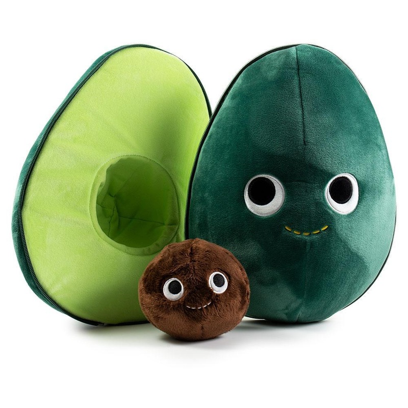 Yummy World 16 Avocado Plush with Interactive Plushie Pit