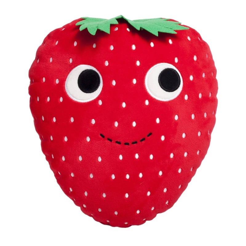 Yummy World Strawberry 10 Plush Pillow