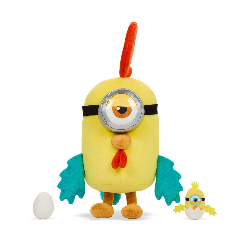 Minions Chicken Interactive Large Plush by