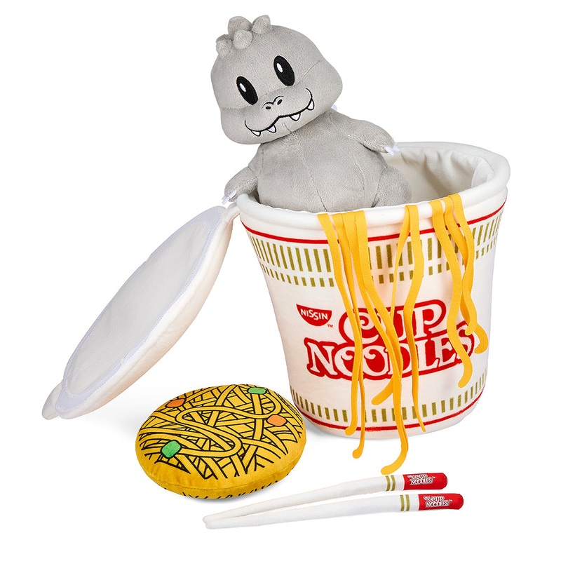 Nissin x Godzilla - 10 Interactive Plush - Godzilla in Cup Noodles