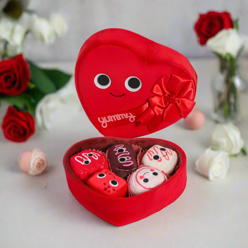 Yummy World Amore the Heart Box of Chocolates Interactive Plush (PRE-ORDER)