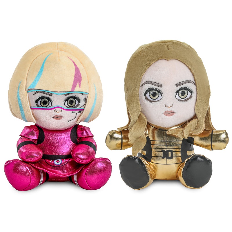 M3GAN 2.0 - Cyberpunk M3GAN & Gold Suit M3GAN Phunny Plush Bundle 2-Pack