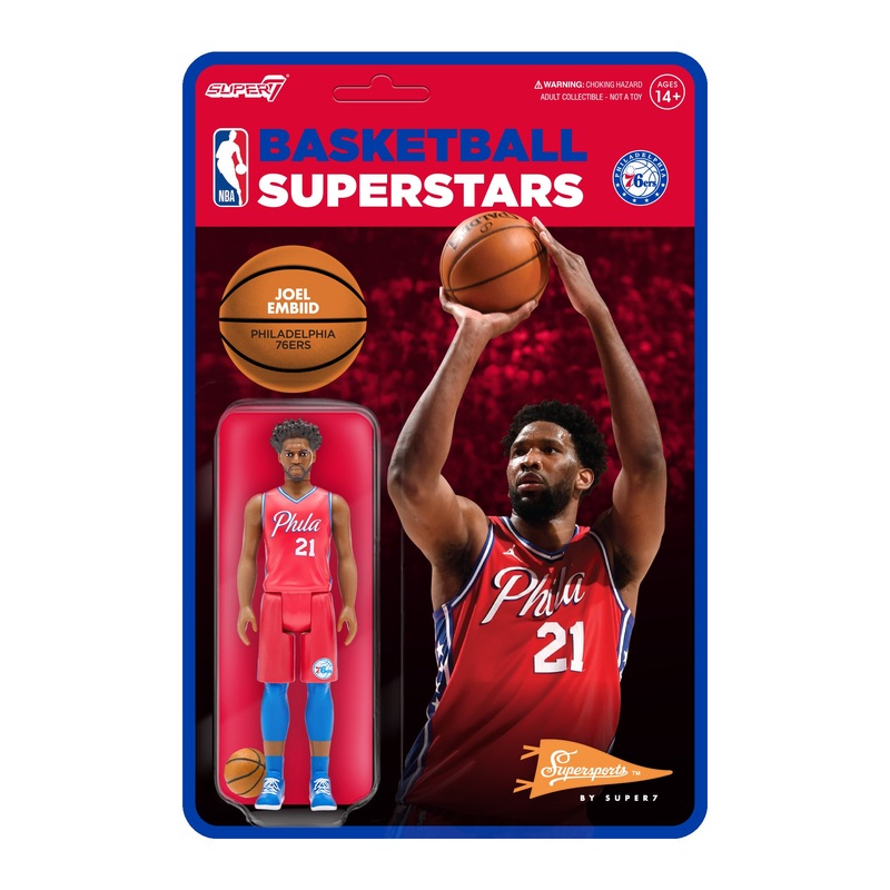 NBA Supersports Figure Wave 3 - Joel Embiid (76ers) [Red Statement]