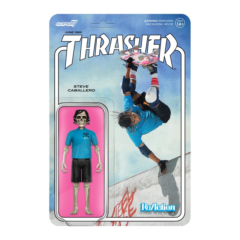Powell-Peralta ReAction Figure - Steve Caballero (Thrasher)