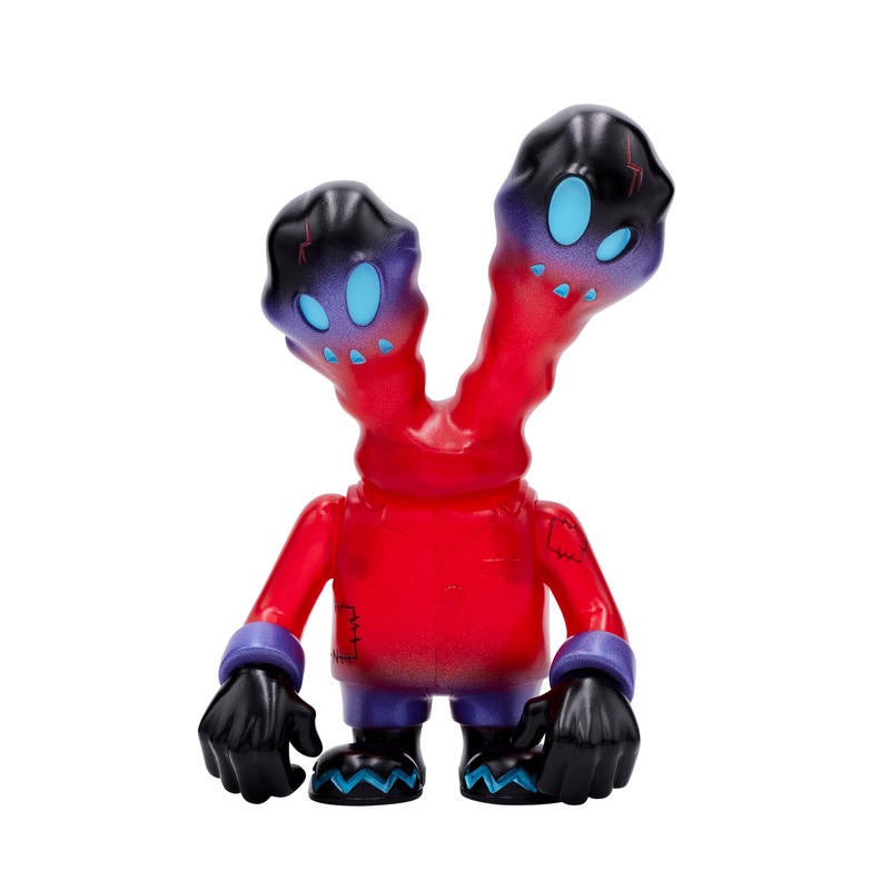 Japanese Vinyl - Bruised Brawler FrankenFighter (Clear Red)