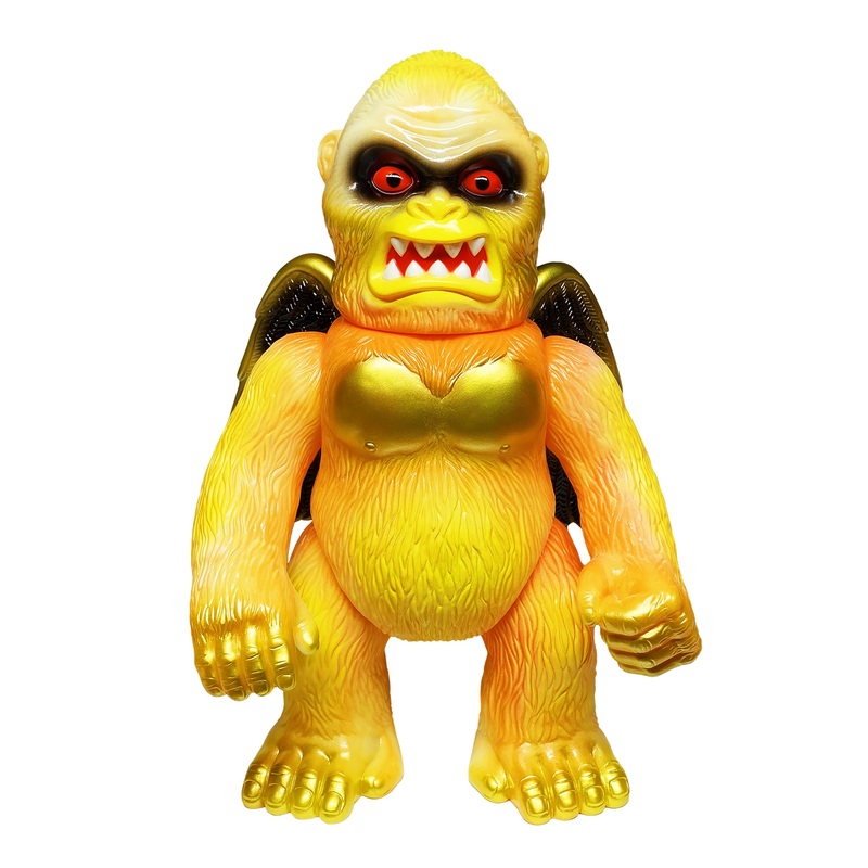 Japanese Vinyl - Wing Kong (Glow-In-The-Dark Orange Swirl)