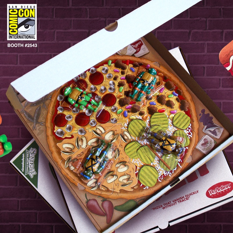 Teenage Mutant Ninja Turtles ReAction -  Pizza Box 4-Pack (SDCC 2019)