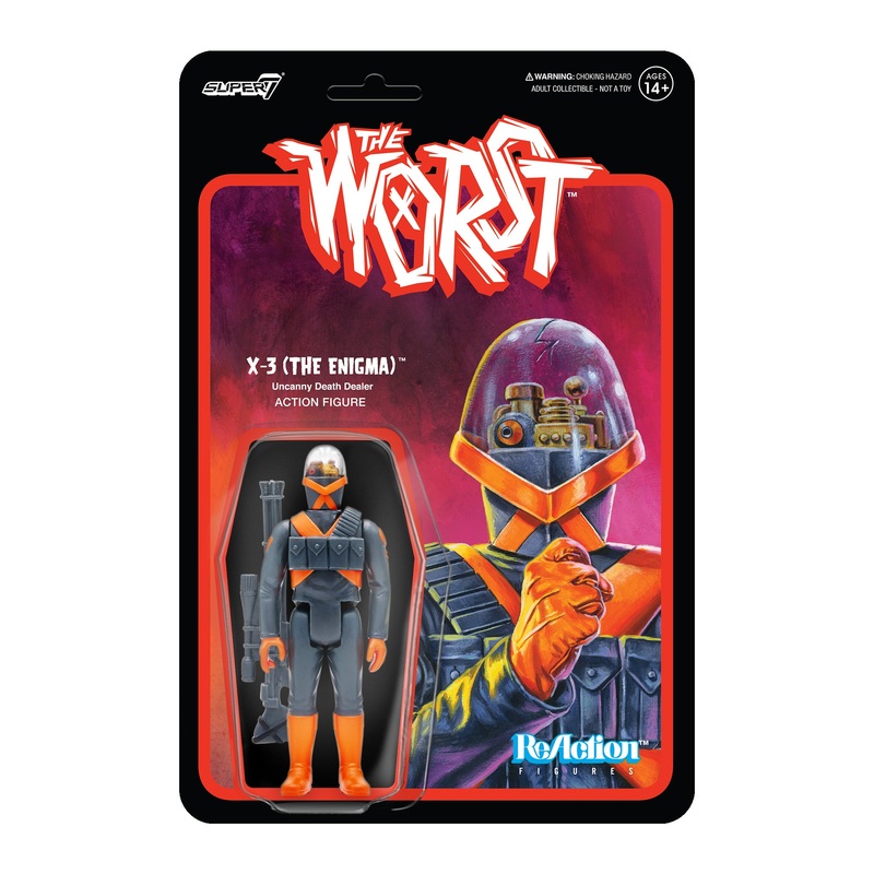 The Worst ReAction Figures Wave 3 - X-3 (The Enigma)