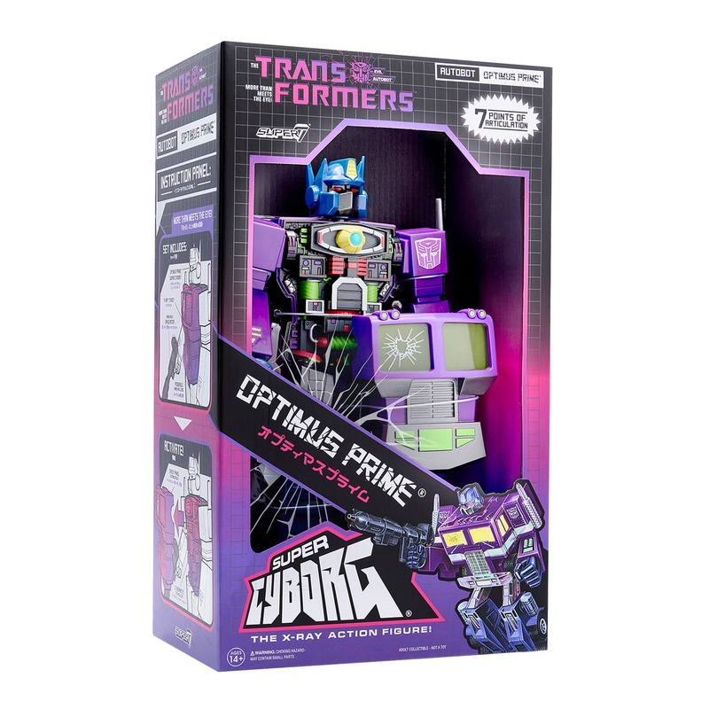 Transformers Super Cyborg - Optimus Prime (Shattered Glass Purple)